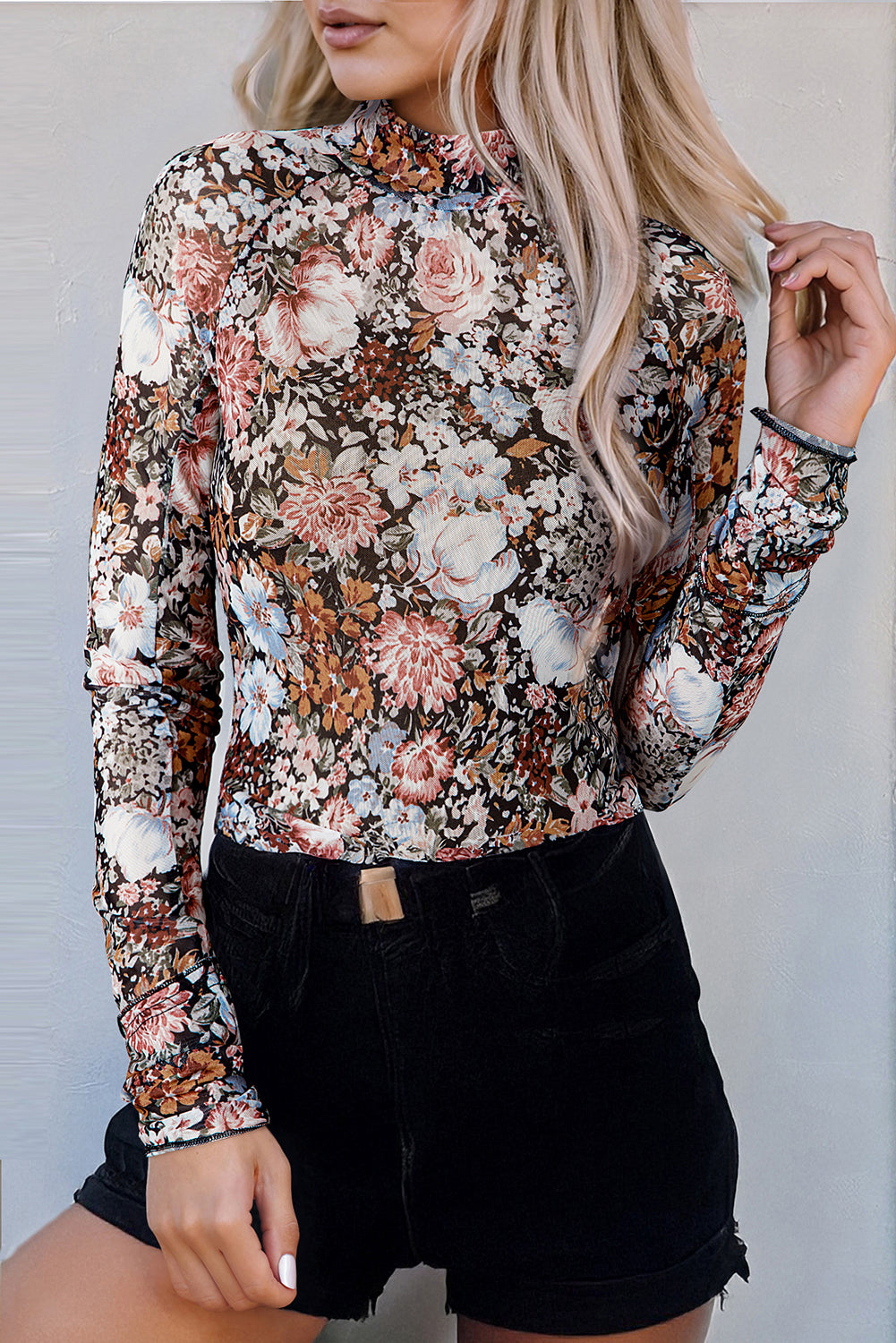 Boho Blossom Mesh Magic Blouse - Magnolia Taken Moments